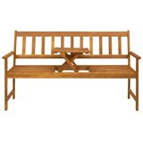  Vrtna klupa 158 x 55 x 89 cm Čvrsto drvo akacije Prirodna | shoptok.hr