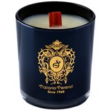 Tiziana Terenzi Black Fire dišeča sveča z lesenim stenjem 170 g | Shoptok.si