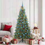 vidaXL Umjetno božićno drvce s nogom s stalakom Zelena 180 cm PE i PVC | shoptok.hr