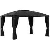  Sjenica sa zastorima 400 x 300 x 265 cm antracit | shoptok.hr