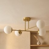  Brilagi - plafonska visilica MALIVA 4xE14/15W/230V zlatna/bela | Eponuda.com