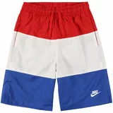 Nike Sportswear Hlače kraljevo modra / ognjeno rdeča / bela