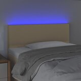  LED uzglavlje krem 80 x 5 x 78/88 cm od tkanine | Eponuda.ba