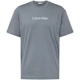 Calvin Klein Majica 'Hero' antracit siva / bijela
