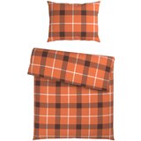 Esposa POSTELJNINA TERNET 140/200 cm flanela rjava, oranžna Cene