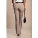 Fenzy Elegantne Dolge Hlače Z Ravnimi Hlačnicami, Kamelja | Shoptok.si