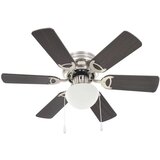 vidaXL Dekorativni stropni ventilator s svetilko 82 cm temno rjav, (21221010) | Shoptok.si