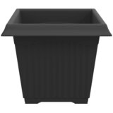  Kvadratna saksija za cvijeće 24 pcs Crna 28,5 x 28,5 x 22 cm | shoptok.hr