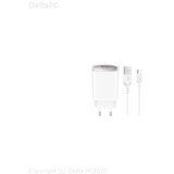 XO wall charger CE19 QC 18W 1x USB white + cable USB-C | Eponuda.ba