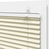 vidaXL Plisirana roleta krem 110x150 cm širina tkanine 109,4 cm | shoptok.hr