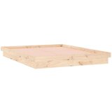  Posteljni okvir 135x190 cm trden les, (20905039) | Shoptok.si
