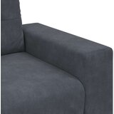 SOFA fotelja tamno siva 100x78x80 cm baršun - Tamno siva 1 100 cm | shoptok.hr