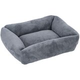 TIAKI pasja postelja Lazy Bear, temno siva - Velikost M: D 70 x Š 55 x V 20 cm | Shoptok.si