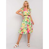 Italy Moda Dress-DHJ-SK-13198-1.75-white-pink | Shoptok.si