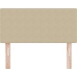  LED Uzglavlje - Jednostavan dizajn svijetlo zelena/siva 90 cm baršunasto | shoptok.hr