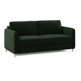 Micadoni Temno zelena žametna sedežna garnitura za spanje 184 cm Simo – | Shoptok.si