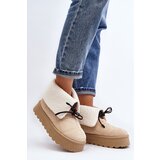 Boto Snow boots on platform with fur light beige Olimuka | Eponuda.ba