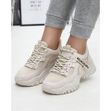 Resti Beige women's sneaker sports shoes Evilpo- Footwear | Shoptok.si
