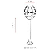 Opviq Vanjska lampa BSU-68080-BSY-M7-BOP, 100 cm, Podna, IP65, E27, 60W, Crna | Eponuda.ba