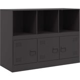 Maison Chic Komoda - Predalnik črna 99x39x73 cm jeklo, (21715574) Cene