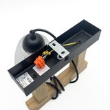  Visilica na sajli LEANDRA 1xE27/15W/230V hrast/crna | Eponuda.com