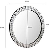 Livetastic STENSKO OGLEDALO, 60/60/3 cm steklo | Shoptok.si
