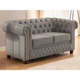 Ropez Siva baršunasti sklopiva sofa 148 cm York Blik – | shoptok.hr