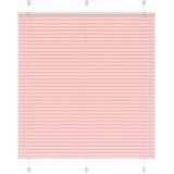 vidaXL Plisirana zavesa roza 120x100 cm, širina blaga 119,4 cm, poliester, (5000297953) | Shoptok.si