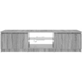 TV ormarić s LED svjetlima boja hrasta sonome 140x40x36 cm | Eponuda.com