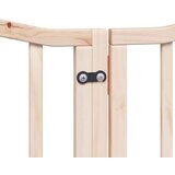  Vrata za pse s vratašcima 9 panela sklopiva 450 cm drvo topole | shoptok.hr