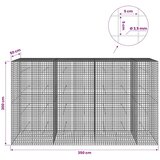  Gabion s žicom debljine 3 5 mm i mrežom 5x5 cm 350x50x200 cm - 50 cm 200 cm 350 cm | shoptok.hr