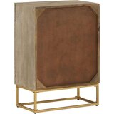 Komoda 55x30x76 cm trden mangov les in železo, (21413204) | Shoptok.si