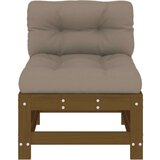  Srednja sofa od masivne borovine s jastucima boja meda | shoptok.hr