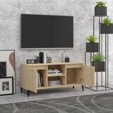 TV ormarić s metalnim nogama boja hrasta sonome 103,5x35x50 cm | Eponuda.ba