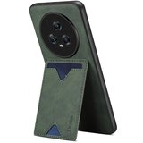 INORCO Zadnji pokrov DENIOR za Honor Magic5, PU usnjena torbica TPU za telefon z režo za kartice na stojalu, (22033927) | Shoptok.si