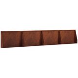  Zid za zadržavanje 4 kom. 60 x 12 x 50 cm Otporni čelik Rđa | shoptok.hr