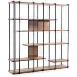 Hanah home polica za knjige cooper walnut