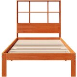 vidaXL Krevet s regalom za knjige bez madraca 90 x 190 cm od borovine | shoptok.hr