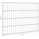  Set vrtnih ograda 115 x 79 cm zeleni | Eponuda.com