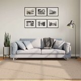 vidaXL Preproga HUARTE kratka vlakna mehka in pralna peščena 200x200cm | Shoptok.si