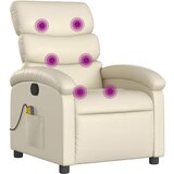 Maison Chic masažni stol - Relax naslanjač krem umetno usnje, (22061927) Cene