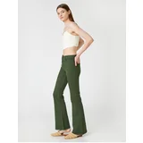 Koton Spanish Leg Denim Trousers Slim Fit Normal Waist - Victoria Jean