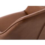 Unique Furniture Smeđe blagovaonske stolice u setu s naslonima za ruke 2 kom od umjetne kože Nolan Square – | shoptok.hr