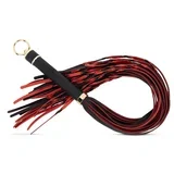 fetish collection - flogger 64 cm - red and black