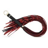 Fetish Collection - Flogger 64 cm - Red and Black