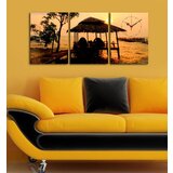 Wallity zidni sat 3P3040CSMOR-5, 96x40 cm, 3 dela Cene