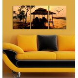 Wallity Zidni sat 3P3040CSMOR-5, 96x40 cm, 3 dijela | Eponuda.ba