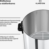 Klarstein Biggie aparat za vlaganje in kuhanje kuhanega vina | 25 litrov | 30-110 °C | 1800 W | Nerjaveče jeklo | Shoptok.si