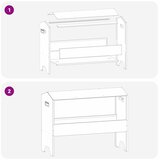  Hranilica za stoku Crna 79 x 35 x 62 cm Hladno valjani čelik | shoptok.hr