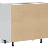  Donji ormarić za Lavabo - Umivaonik Lucca crni konstruirano drvo | shoptok.hr